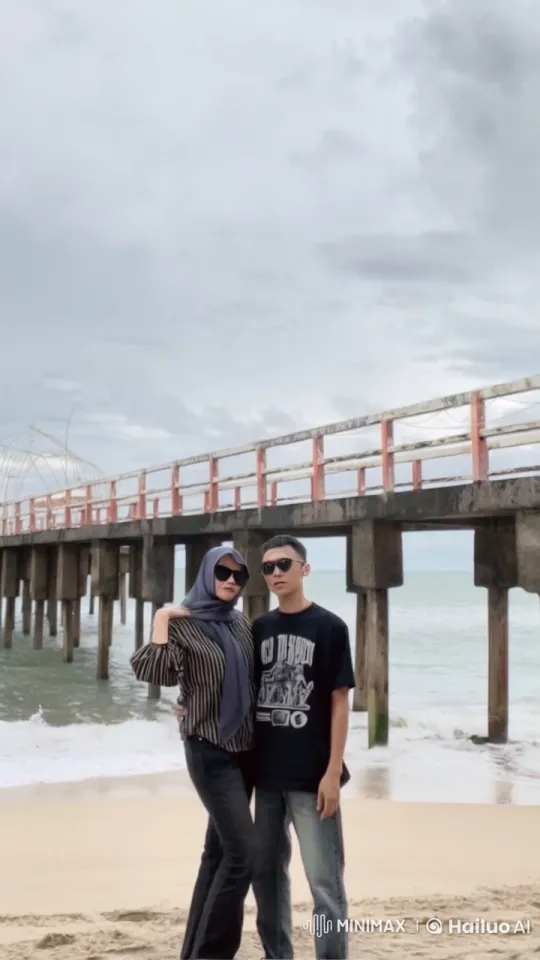 Digital Kungfu Battle on a Beach Setting – AI Generated Video | Hailuo AI