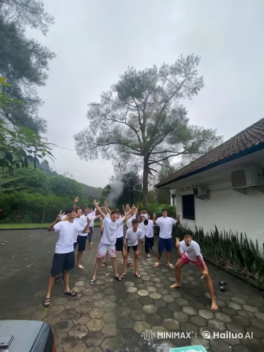 Teenagers Practicing Kung Fu in Serene Outdoor Setting – AI Generated Video | Hailuo AI