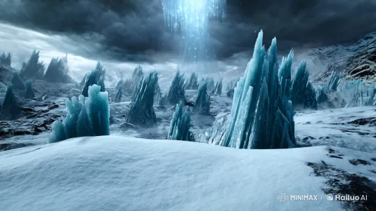Eerie Undead Emerge in Skyrim's Harsh Winter Storm – AI Generated Video | Hailuo AI