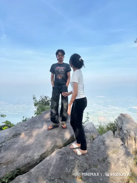 Chinese Kung Fu Practitioners on Rocky Outcrop – AI Generated Video | Hailuo AI