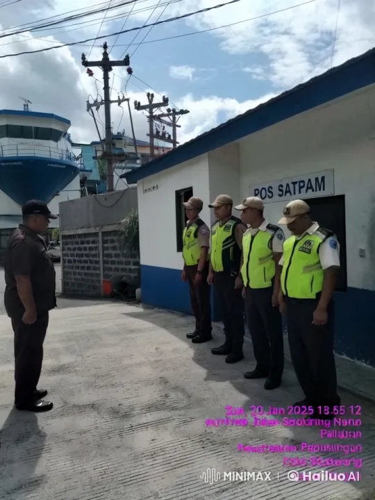 Security Team Practices Martial Arts at Shipyard – AI Generated Video | Hailuo AI