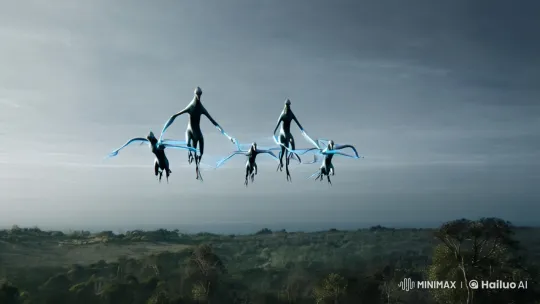 Aliens Arrive Gracefully, Unleashing Psychic Chaos – AI Generated Video | Hailuo AI