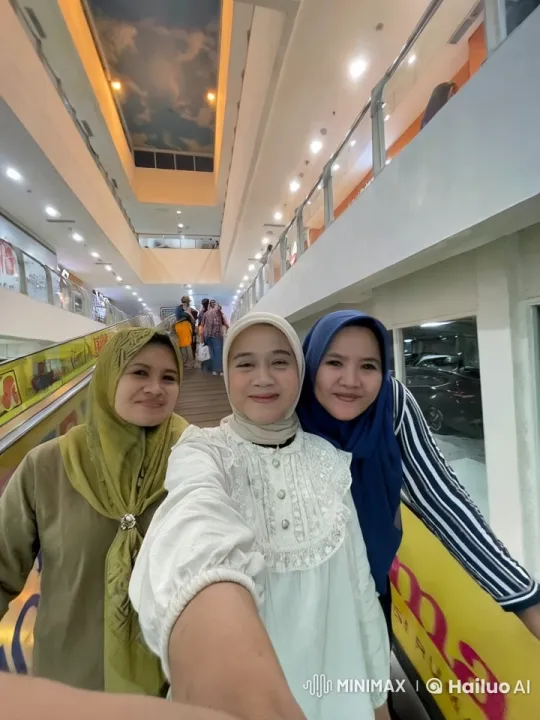 Traditional Hijabs, Modern Kung Fu in Shopping Mall – AI Generated Video | Hailuo AI
