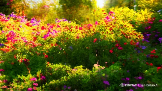 Intimate Moment in a Sunlit Garden – AI Generated Video | Hailuo AI