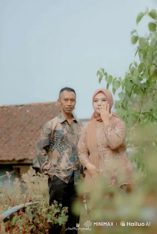 Couple Performs Impressive Kungfu in Serene Garden Setting – AI Generated Video | Hailuo AI