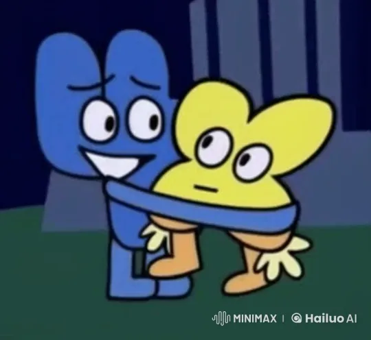 Four and X Share a Comforting Hug in Nighttime Scene – AI Generated Video | Hailuo AI