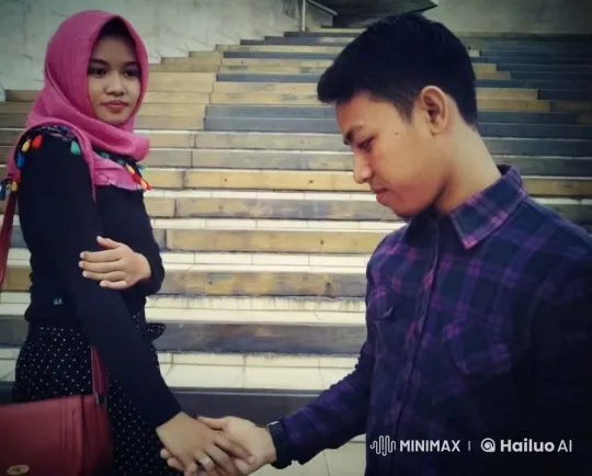 Couple Practicing Kung Fu on Stairs – AI Generated Video | Hailuo AI