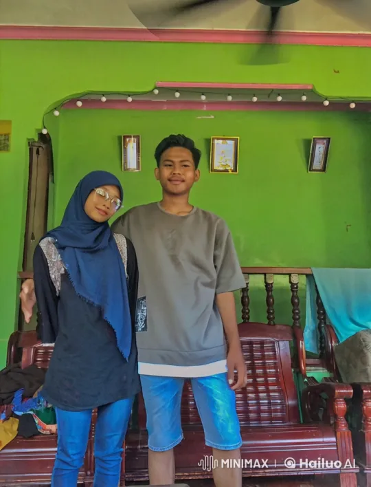 Young Couple Practicing Martial Arts in Colorful Living Room – AI Generated Video | Hailuo AI