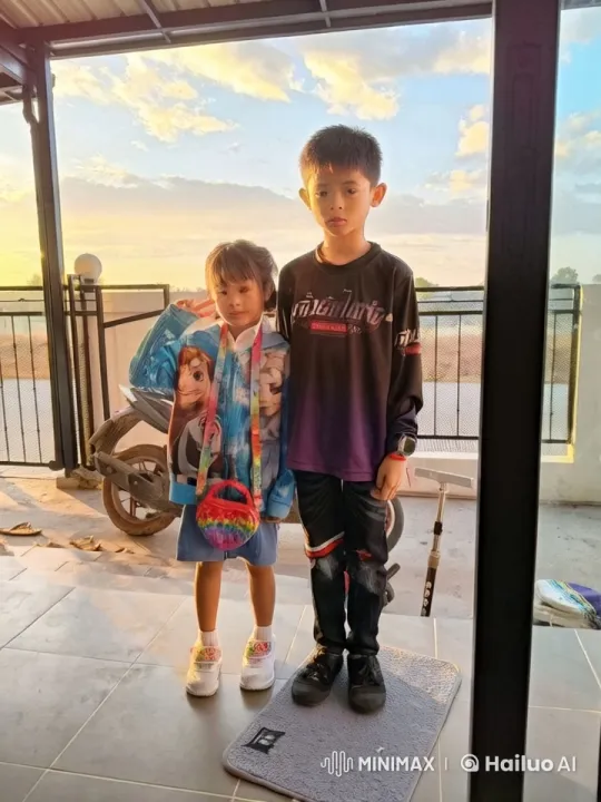 Children's Playful Kung Fu Battle at Sunrise – AI Generated Video | Hailuo AI