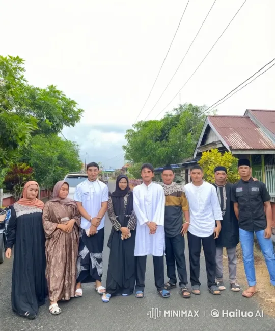 Nine Practitioners Display Kung Fu Skills in Rural Setting – AI Generated Video | Hailuo AI