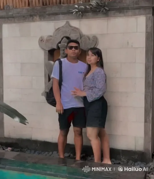 Kung Fu Duel by Pool with Serene Surroundings – AI Generated Video | Hailuo AI
