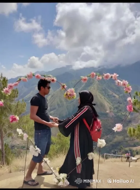 Kung Fu Duo Performs Synchronized Moves in Scenic Mountainside Setting – AI Generated Video | Hailuo AI