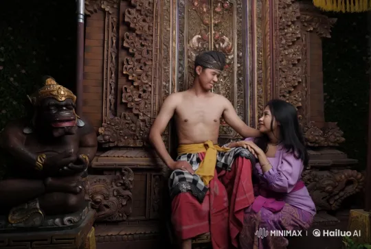 Traditional Chinese Kung Fu Fight in Ornate Temple Setting – AI Generated Video | Hailuo AI
