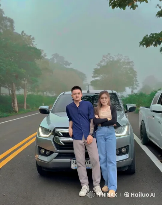 Misty Morning Martial Arts Duel on Scenic Road – AI Generated Video | Hailuo AI