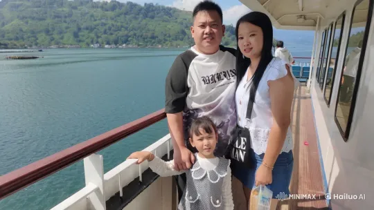 Family Demonstrates Kung Fu Skills on a Boat – AI Generated Video | Hailuo AI