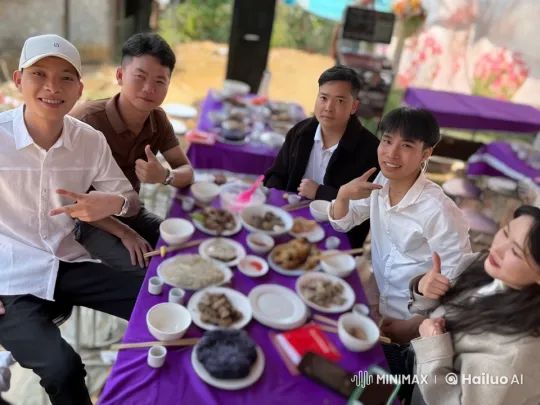 Friends Enjoy Meal and Playful Kung Fu – AI Generated Video | Hailuo AI