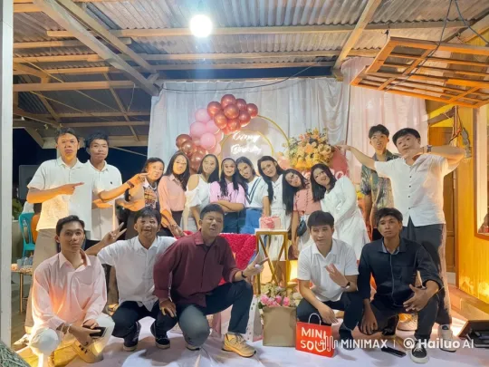 Animated Kung Fu Celebration at Festive Gathering – AI Generated Video | Hailuo AI