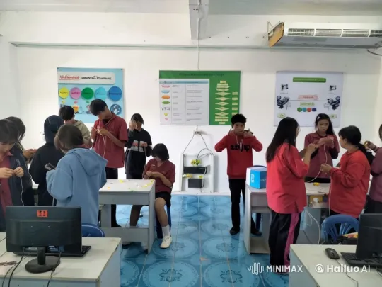 Martial Arts Display Surprises Science Classroom – AI Generated Video | Hailuo AI