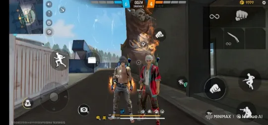 Dynamic Kung Fu Fight in Alley with Fiery Skull – AI Generated Video | Hailuo AI