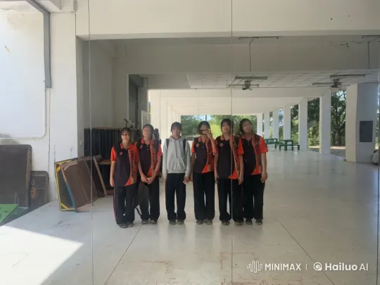 Kids Display Martial Arts Prowess in Bright Hallway – AI Generated Video | Hailuo AI