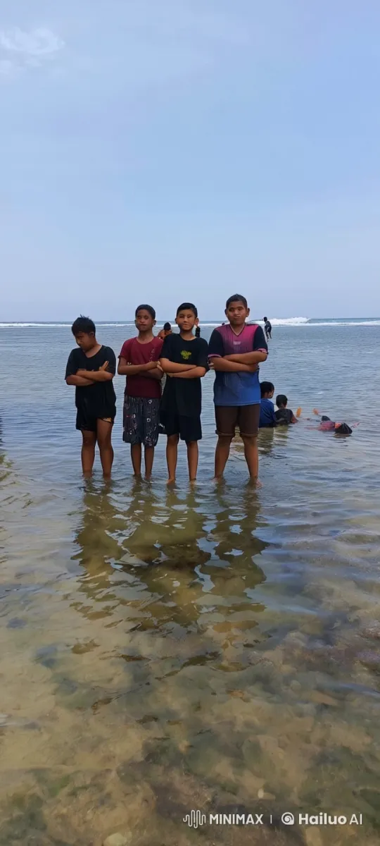 Boys Practice Kungfu in Serene Seaside Setting – AI Generated Video | Hailuo AI