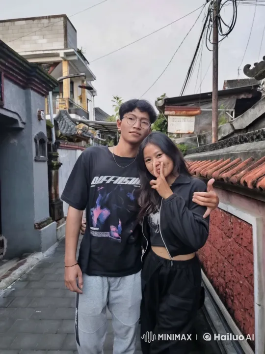 Young Couple's Synchronized Kung Fu in Traditional Alley – AI Generated Video | Hailuo AI