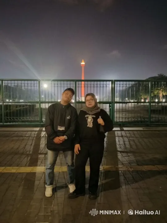 Nighttime Kungfu Performance in Front of Monas – AI Generated Video | Hailuo AI
