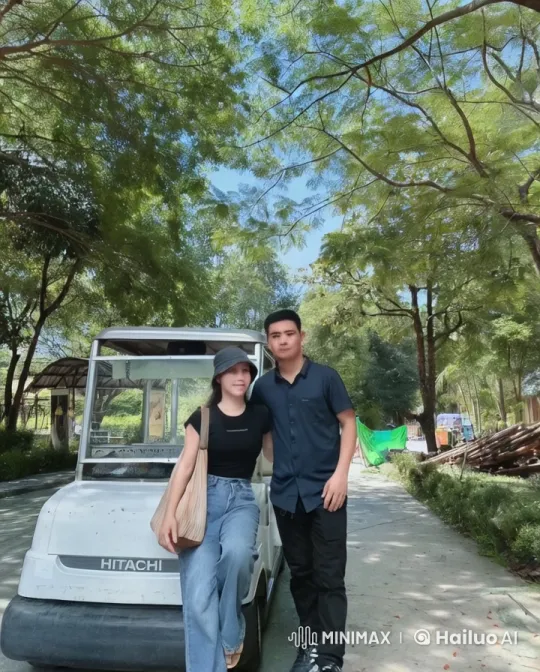 Park Fight: Martial Arts Showdown on Golf Cart – AI Generated Video | Hailuo AI