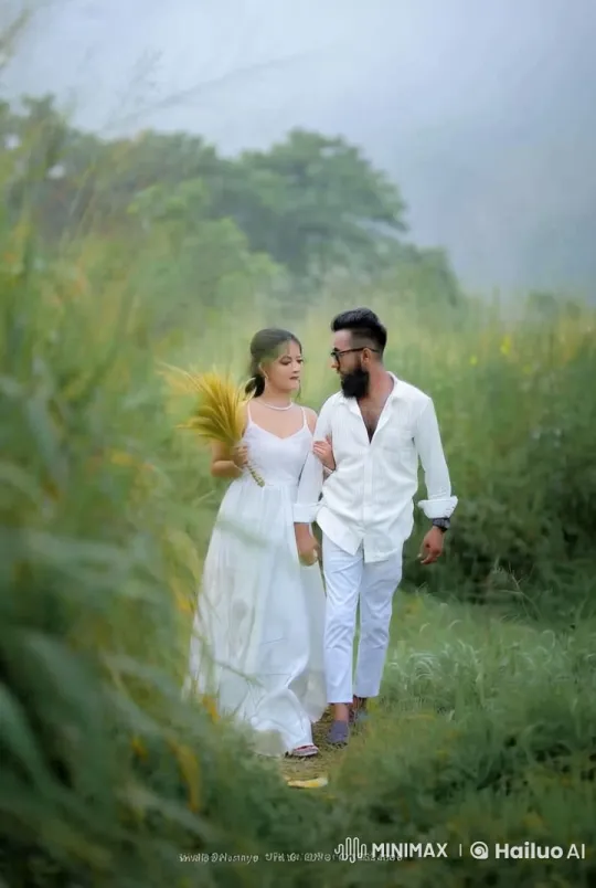 Romantic Couple Engages in Graceful Kungfu Fight – AI Generated Video | Hailuo AI