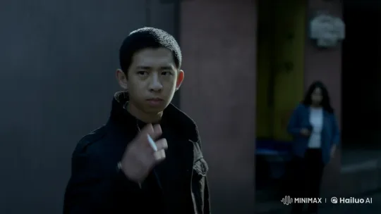 Young Man in Intense Street Confrontation with Rival – AI Generated Video | Hailuo AI