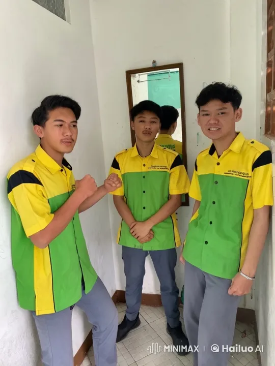 Three Young Men in Uniforms Spar in Kung Fu – AI Generated Video | Hailuo AI