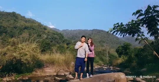 Martial Artists Display Skills in Scenic Setting – AI Generated Video | Hailuo AI