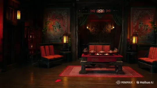 Chinese Room: Woman Transformed into a Demon – AI Generated Video | Hailuo AI