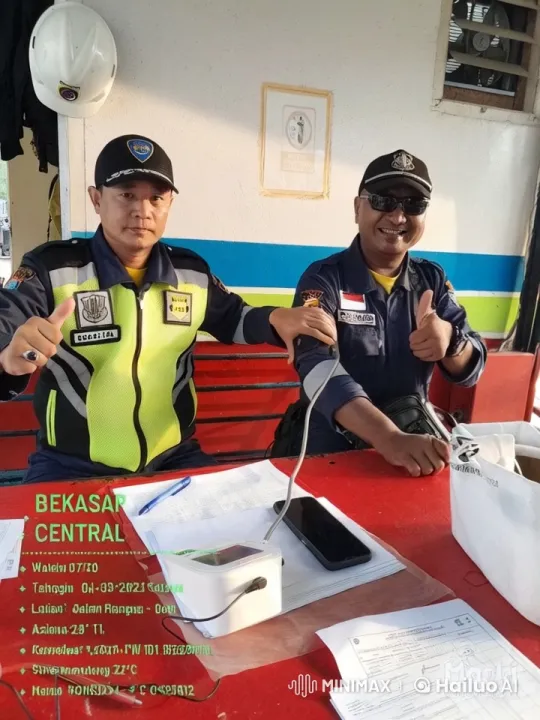 Security Officers Practicing Kungfu at Desk – AI Generated Video | Hailuo AI