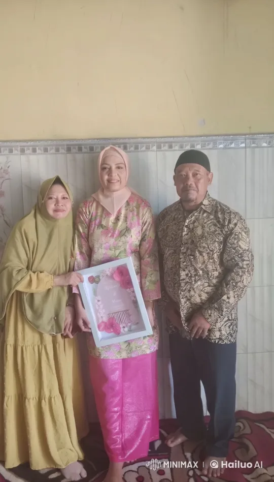 Traditional Celebration with Gift and Floral Attire – AI Generated Video | Hailuo AI