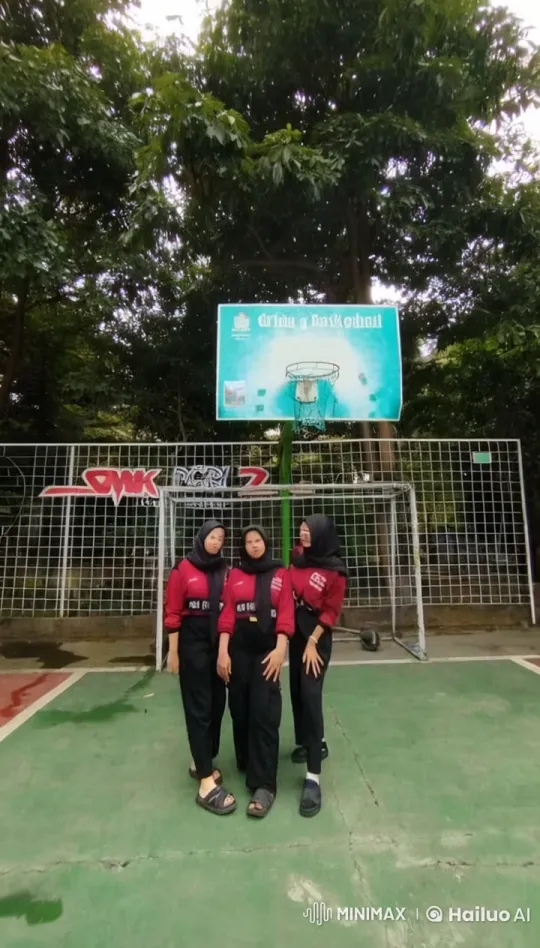 Kungfu Fighters Perform Dynamic Routine on Outdoor Court – AI Generated Video | Hailuo AI
