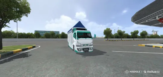 Truck Transforms into a Towering Robot in Parking Lot – AI Generated Video | Hailuo AI