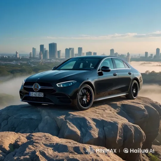 Mercedes-Benz Sedan Showcases Elegance and Power – AI Generated Video | Hailuo AI