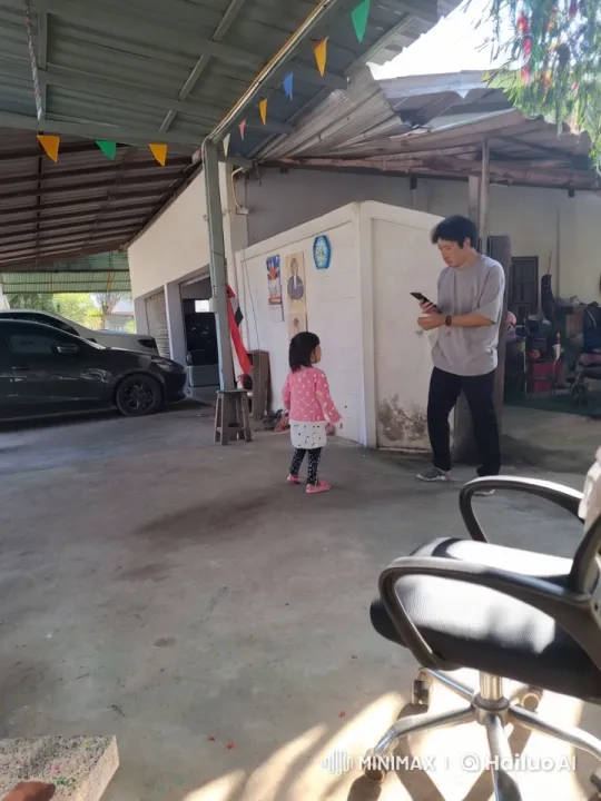 Young Girl Practicing Martial Arts with Man – AI Generated Video | Hailuo AI