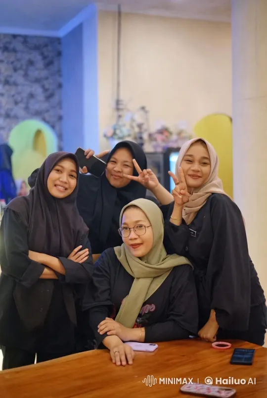 Hijab-Wearing Women Perform Kungfu in Playful Martial Arts Scene – AI Generated Video | Hailuo AI