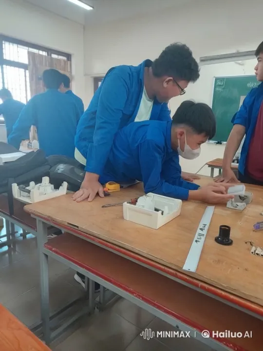 Boys Fight with Kung Fu Moves in Classroom – AI Generated Video | Hailuo AI