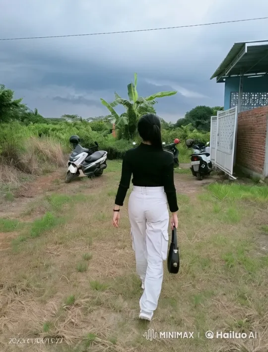Young Woman Practicing Kung Fu in Tranquil Setting – AI Generated Video | Hailuo AI
