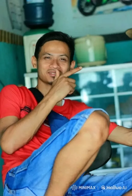 Young Man Demonstrates Kungfu in Kitchen Setting – AI Generated Video | Hailuo AI