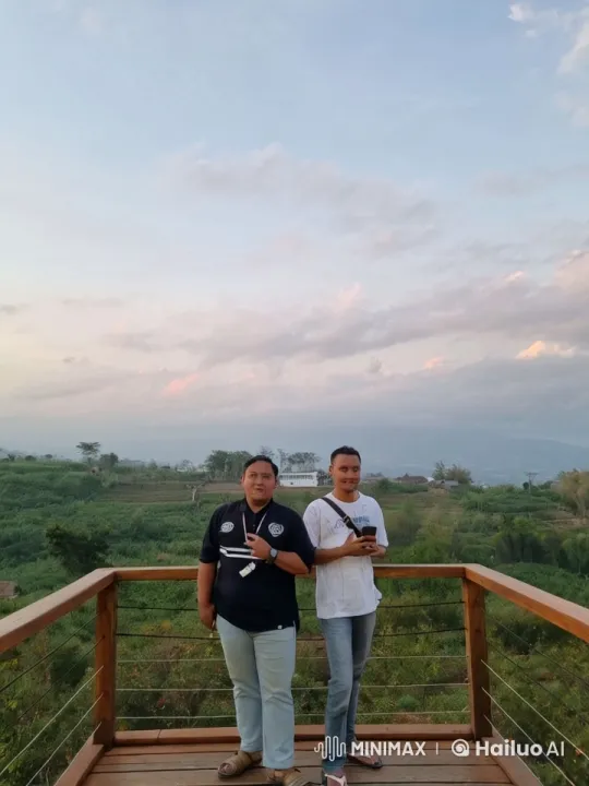 Two Men Perform Martial Arts in Serene Landscape – AI Generated Video | Hailuo AI