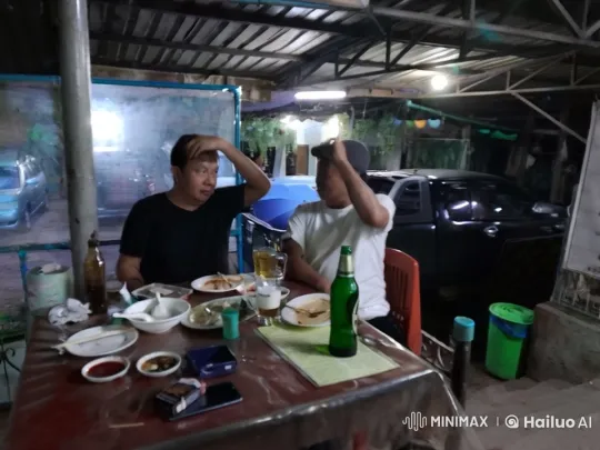 Outdoor Martial Arts Encounter Over Table – AI Generated Video | Hailuo AI