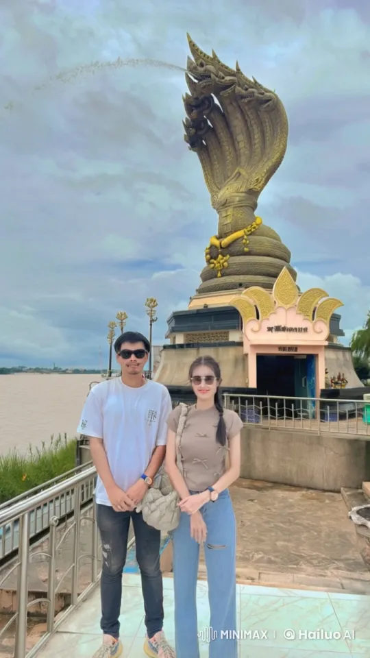 Serene Riverside Kung Fu Battle by the Serpent Statue – AI Generated Video | Hailuo AI