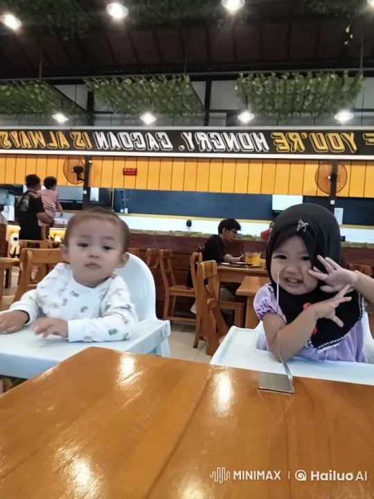 Children's Imaginative Kungfu in Bustling Restaurant – AI Generated Video | Hailuo AI