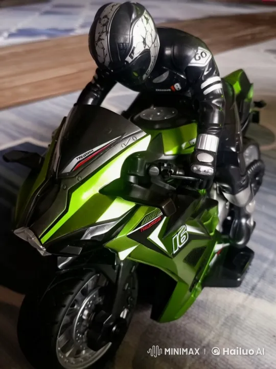 Modern Thunder Motorcycle Rider Animation Preview – AI Generated Video | Hailuo AI