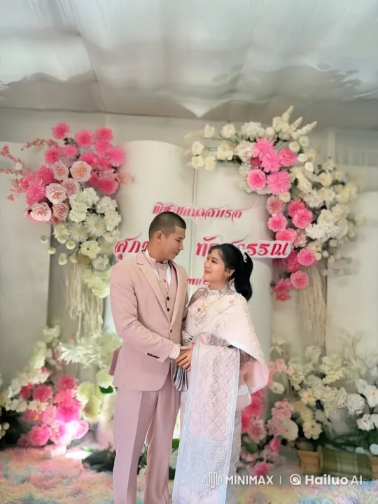 Elegant Couple Showcases Martial Arts in Floral Setting – AI Generated Video | Hailuo AI