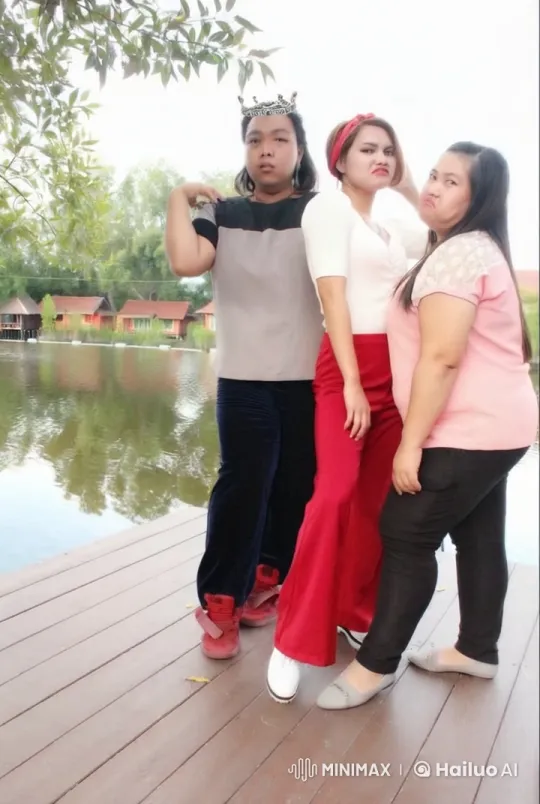Intense Kung Fu Battle on Serene Lake Deck – AI Generated Video | Hailuo AI
